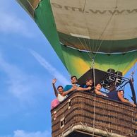 účastník zážitku (Holubice Kozinec, 42) na letu balónem