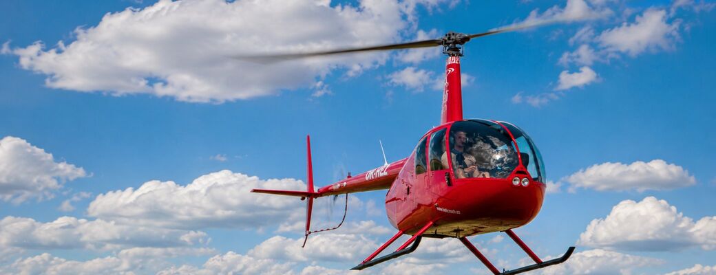 Adrenalinový let vrtulníkem Robinson R44 - ilustrativní foto