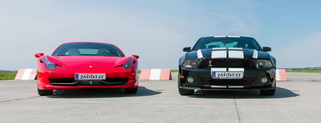Ferrari 458 Italia vs. Ford Mustang GT350 Shelby