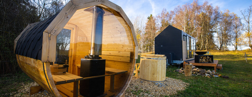 Romantický tinyhouse pro dva.