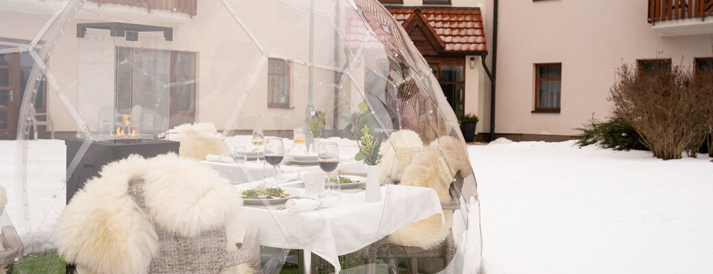 Kopule, ve které si dopřejete 4chodové zážitkové menu.