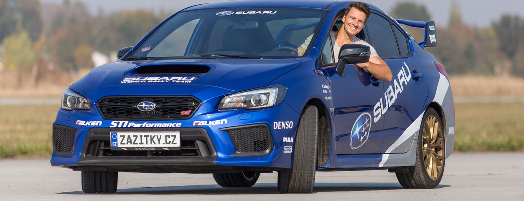 Jízda v Subaru Impreza WRX STI na polygonu