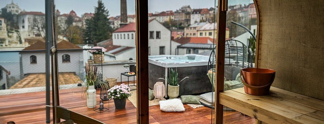 Po celou dobu pobytu budete mít neomezený přístup do svého privátního wellness.