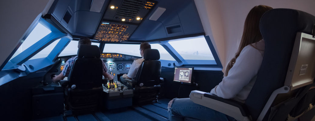 Simulátor dopravního letadla Airbus A320
