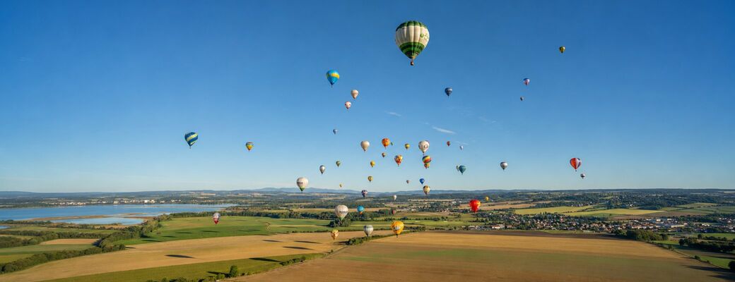 Let balónem během Slovak Balloon Cup 2026