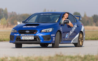 Jízda v Subaru Impreza WRX STI na polygonu