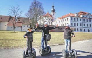 Jízdu na Segway zvládnou i děti. 