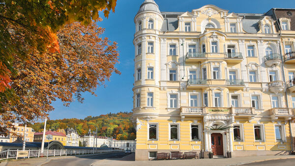 Hotel Belvedere v Mariánských lázních.