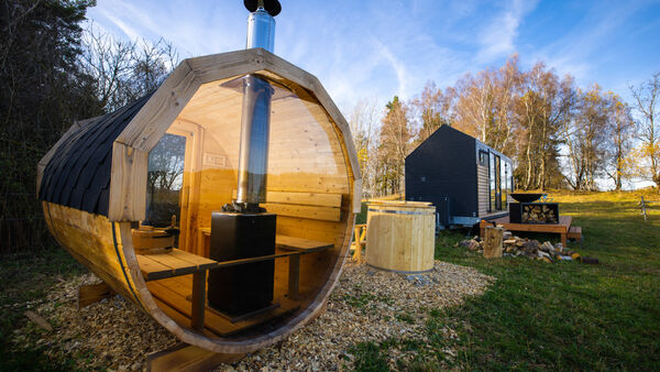 Romantický tinyhouse pro dva.