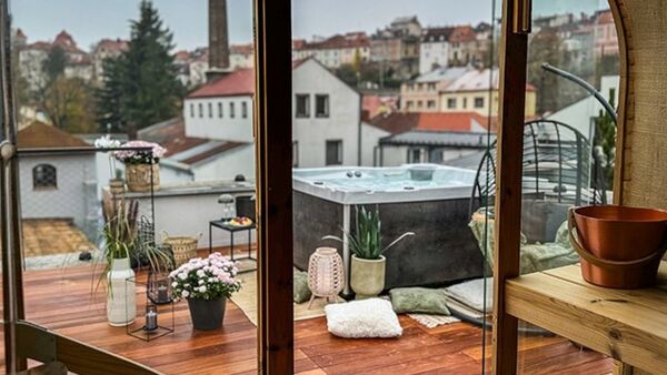 Po celou dobu pobytu budete mít neomezený přístup do svého privátního wellness.