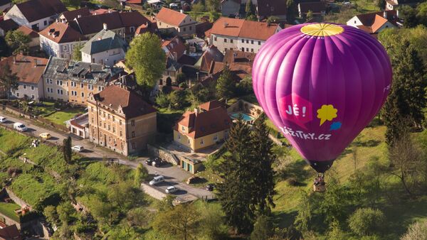 Panoramata se zážitkovým balónem.