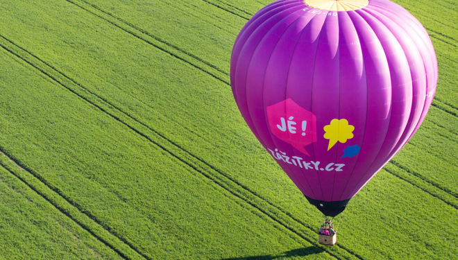 Zážitkový balón s logem Zážitky.cz! :)