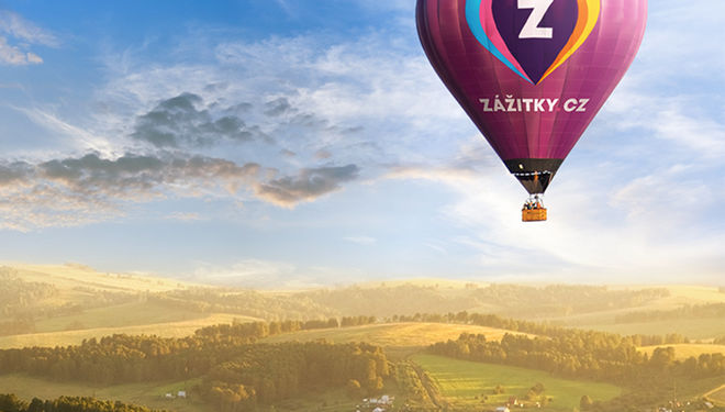 Romantický let v balónu pro dva