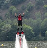 účastník zážitku (Libomyšl, 25) na Flyboardingu