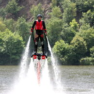 Jan Hájek (Praha) na Flyboardingu