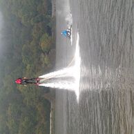 Barbora Jedličková (17) na Flyboardingu