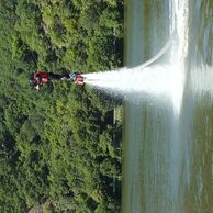 Miloš Vincik (Písek, 52) na Flyboardingu