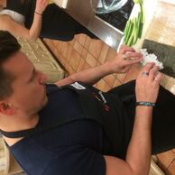 Aleš Rozkošný (Praha, 33) na Gurmánském kurzu vaření
