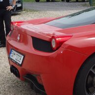 Kateřina Šmidtová (Chomutov, 35) na Jizdě ve Ferrari 458 Italia