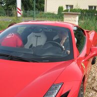 Jaroslav TILLNER (Kytlice, 60) na Jizdě ve Ferrari 458 Italia