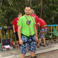 Richard Wiener (České Budějovice, 27) na bungee jumpingu