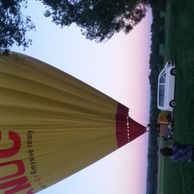Monika Zděnková (Mnich u Kamenice nad Lipou, 42) na letu balónem