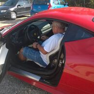 Jaroslav KOTULA (Chropyně, 64) na Jizdě ve Ferrari 458 Italia