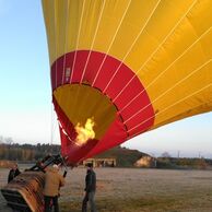 Pavla Růžičková (Pacov, 40) na letu balónem