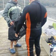 Radek Krinert (Libouchecne, 50) na Flyboardingu