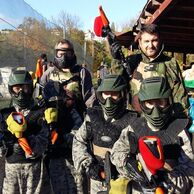 Damián Slunečko (Praha, 9) na Paintballu