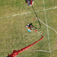 účastník zážitku (Strašice, 30) na Bungee jumpingu z jeřábu