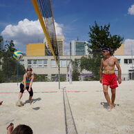 Šárka Hronová (Příbram, 45) na Tréninku s mistry beach volejbalu