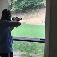Michal Janečka (Zlín, 20) na Akční střelbě