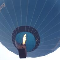 Jarmila Moosová (Sezimovo Ústí 1, 63) na letu balónem