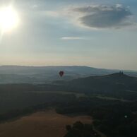 Dominik Jirsa (Vlčice, 26) na letu balónem