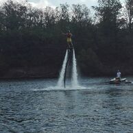 Miroslav Borovský (Stěžery, 30) na Jetpacku