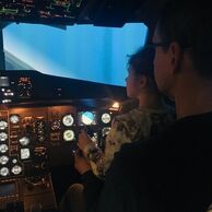 účastník zážitku (7) na Certifikovaném simulátoru dopravního letadla ATR 72
