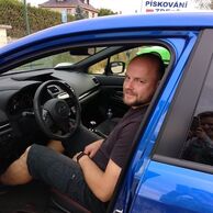 Zdeněk Měkota (Hořice, 33) na Jízdě v Subaru Impreza WRX STI