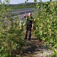 Petr Korejtko (Děčín, 47) na bungee skoku do houpačky