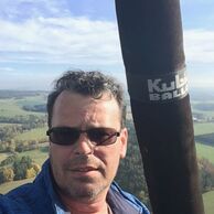 Pavel Fogl (Nová Bystřice, 50) na Privátním letu balónem