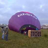 účastník zážitku (Přeštice, 60) na letu balónem