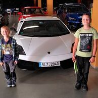 Otakar Adamec (Humpolec, 42) na jízdě v Lamborghini Huracán nebo Gallardo