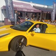 Lukáš Gajdoš (Brno, 36) na Jízdě ve Ferrari na Moravě
