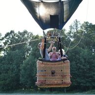 PETR NEUGEBAUER (Petrohrad, 61) na Privátním letu balónem