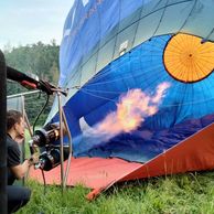 účastník zážitku (Osečná, 30) na letu balónem