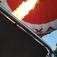 Michal Solnický (Příbram, 59) na letu balónem