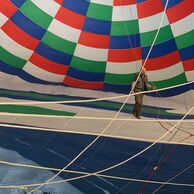 Pavel Jahoda (Mrsklesy, 39) na letu balónem
