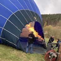 účastník zážitku (Slaný, 52) na letu balónem