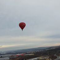 účastník zážitku na letu balónem