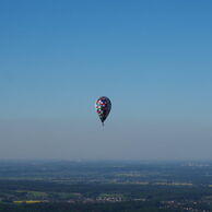 Alice Řepková (Ostrava, 63) na letu balónem